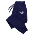 thumbnail image 4 of Pantalones deportivos para hombre, pantalones ajustados informales para gimnasio, fitness, entrenamiento, pantalones deportivos de marca, pantalones deportivos de algodón para otoño e invierno, 4 of 4