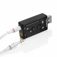 thumbnail image 4 of sweethay Adaptador de sonido de canal USB7.1 Tarjeta estéreo externa sin controlador Dispositivo USB de audio para escritorio Cables de audio/vídeo, 4 of 6