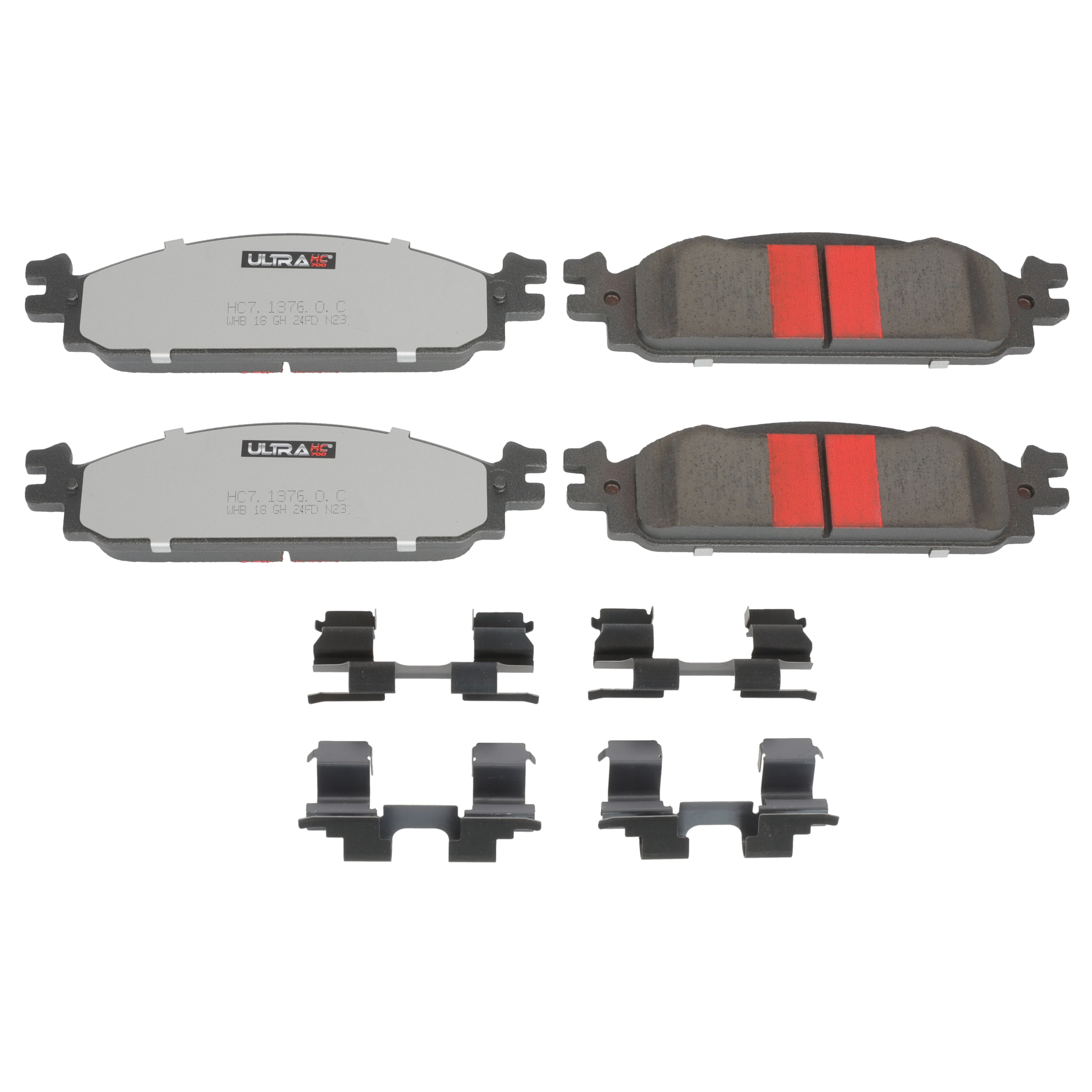 UltraHC 700 Brake Pad Set, Front HC7.1376.0.C, Ford Taurus 2011-2010