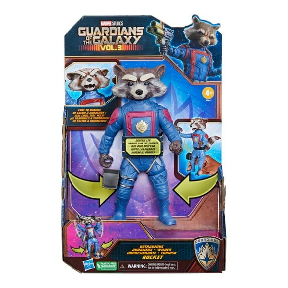 Figura Rocket Hasbro Marvel 8 Pulgadas