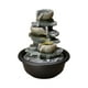 thumbnail image 3 of Fuentes de agua para interiores, fuente de escritorio con luz y adorno de agua corriente. Estilo C, 3 of 9