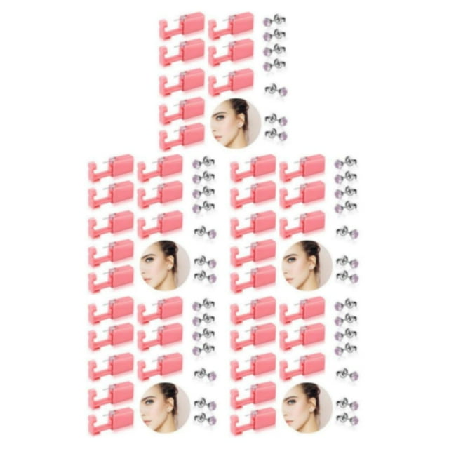 braveheart 8pack/lot Easy Operation Ear Piercing Tool For Fast And Convenient Self Piercing At Home Durability 5Set