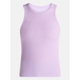 thumbnail image 5 of No Boundaries Ribbed High Neck Tank Top, Women's XXS-XXL, 5 of 5