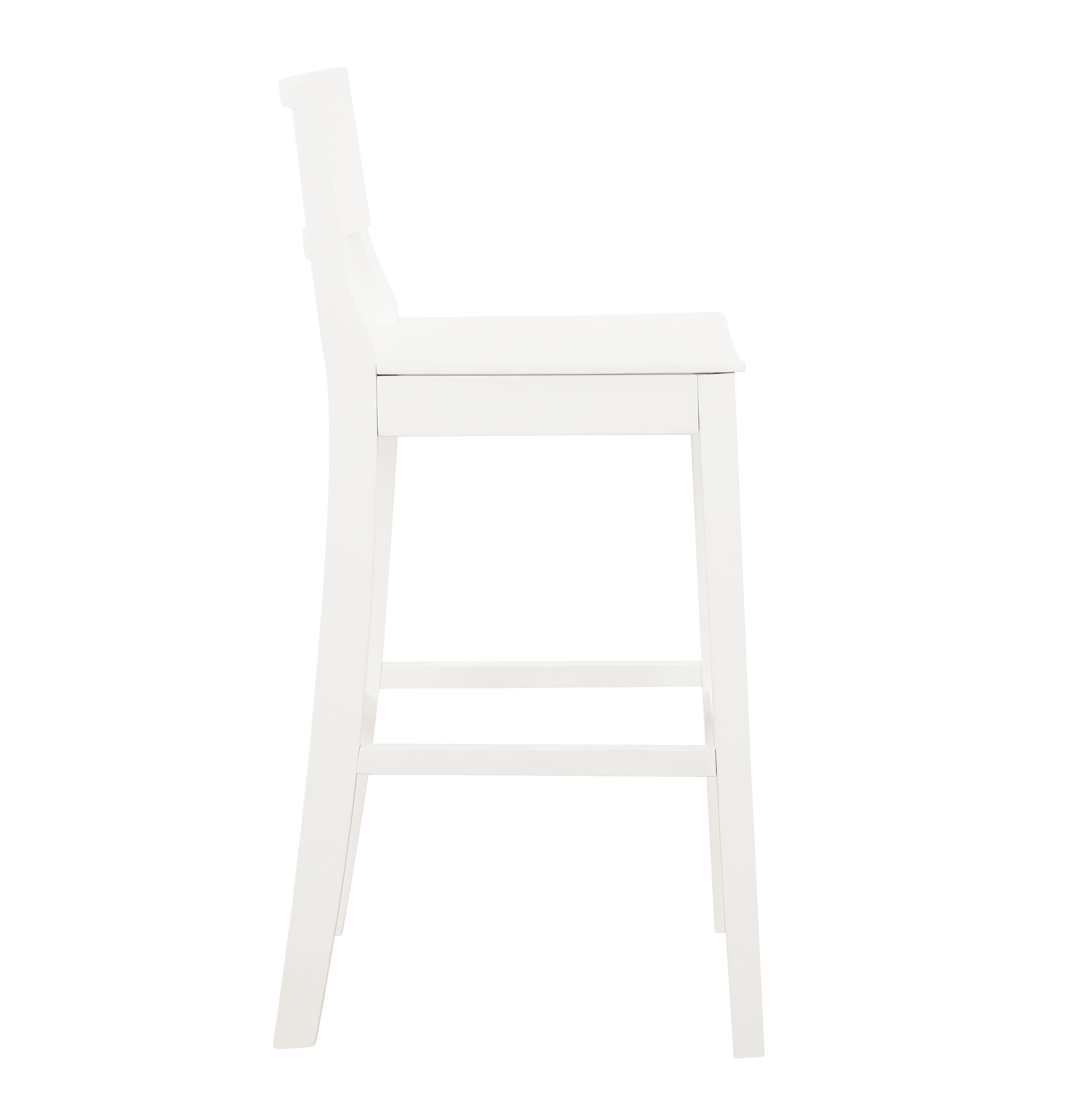 Linon Kristle 31" Indoor Folding Bar Stool, Gray wash/Beige