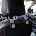 thumbnail image 2 of Auto Drive Rhinestone Headrest Hooks, Silver, 2 Pack, Universal Fit, 2 of 13