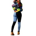 thumbnail image 6 of Seyurigaoka Women’s Juniors Fashion Camouflage Zipper Open Long Sleeve Down Jacket, 6 of 9