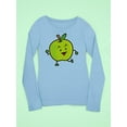 thumbnail image 3 of Cute Apple Character  Long Sleeve Toddler -Image by Shutterstock,  4 Toddler, 3 of 4