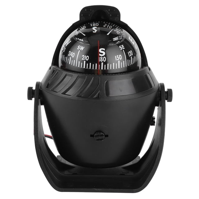 Brújula Para Magnética Marina WLCD0007 12V Brújula Magnética Con Luz LED Resistente Al Agua Precisión Ajustable Yate Barco OTVIAP Pivoting Compass