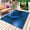 Blue, variant on Red Rose Outdoor Rug 3x5 Ft - Reversible Patio Rug Outdoor Camping Rugs, Elegance Fantasy Flowers Romantic Washable Indoor Outdoor Area Rugs, Non-Slip Outdoor Carpet Runner for Deck/Porch