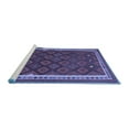 thumbnail image 2 of Ahgly Company Machine Washable Indoor Rectangle Oriental Blue Traditional Area Rugs, 5' x 8', 2 of 4