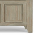 thumbnail image 3 of Simpli Home Amherst 48 inch Wide Solid Wood Transitional Entryway Bench in Distressed Grey, 3 of 14