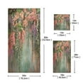 thumbnail image 3 of 3 Piece Bath Towels Set Bath Towel, Hand Towel and Face Towel for Bathroom, Gym, Hotel Enchanted Flowers Painting, 3 of 8