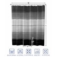 thumbnail image 4 of Split Shower Curtain for Transfer Bench, Black Gray Fabric Shower Curtains for Bathroom, Farmhouse Vintage Gradient Wooden Plank Tub Sliding Transfer Bench Waterproof Bath Curtains 72"x84", 4 of 9