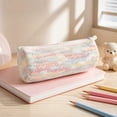 thumbnail image 6 of TACILIP Stationery Supplies, 1PC Colorful Pencil Pouch Makeup Brush Bags ForTeenagers Home Office Orginazer, Student Gifts, 6 of 7