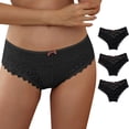 thumbnail image 1 of Aayomet Culottes en Dentelle Crochetée pour Femmes (Noir, TTTTG), 1 of 4