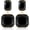 Black, variant on Dainty Transparent Geometric Square Crystal Dangle Drop Earrings Sparkly Rhinestone Rectangle Stud Earrings for Women[b4181]