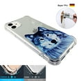thumbnail image 3 of Snow Wolf For iPhone 11 Case TPU Clear Soft & Flexible Ultra-Thin Shockproof Anti-Scratch Transparent Bumper Slim Lightweight Protective Cover for iPhone 11 6.1 Inch 2019 Women Girls, 3 of 4