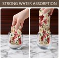 thumbnail image 6 of 6 Pcs Funny Kitchen Towels,Pioneer Flower Floral Print Pattern Microfiber Dish Towels,Kitchen Tea Towels,Kitchen Towel Set (18" X 26"), 6 of 7
