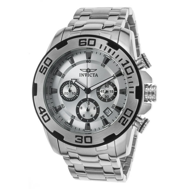 Invicta Montre de Plongée pour Hommes Pro Diver 22317 en Acier Inoxydable Argenté à Quartz