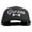 Dk Grey, variant on Groom Bow Tie Embroidered Big Size 6 Panels Flat Bill Snapback - Dk Grey XL-3XL