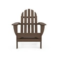 thumbnail image 4 of POLYWOOD Classic Adirondack 3-Piece Set with South Beach 18" Side Table in Mahogany, 4 of 5