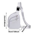 thumbnail image 3 of HGIEYS Shoulder Bag for Women and Men, Anti-Theft RFID Crossbody Sling Bag, for Travel, Commute and Daily Use, 3 of 4