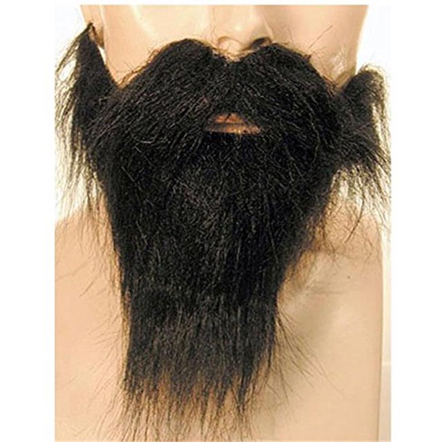 Lacey Perruques LW309BN Perruque Moustache à Barbe Ensemble - Brun