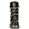 thumbnail image 4 of New Rock 727-S1 Black Spiked Gothic Mid Calf Boots 40, 4 of 8