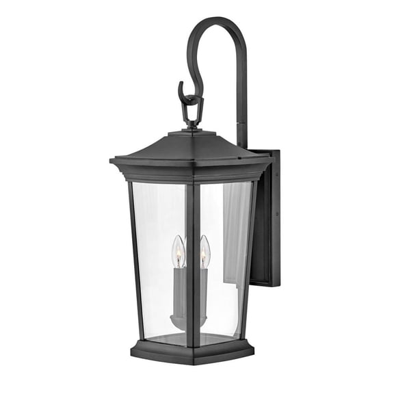 2369MB-LL Hinkley Lighting Bromleys - 3 Light Outdoor Double Extra Large Wall Mount Lantern In Traditional Style-30 Inches Tall and 12 Inches
