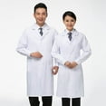 thumbnail image 3 of de laboratorio para mujer s de laboratorio largas Slvee Fácil limpieza Personal de laboratorio profesional, Doctor, Chaquetas de enfermera co XXL Baoblaze Batas de laboratorio largas, 3 of 8