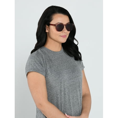 Sunsentials by Foster Grant Pink Square Unisex Sunglasses