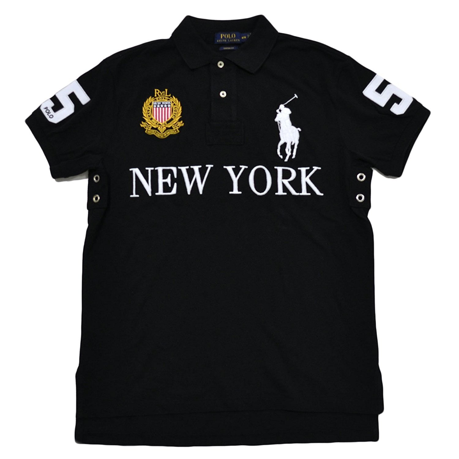 polo black walmart