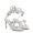 White, variant on Floriane Honey Sandal (7.5, Black)