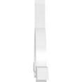 thumbnail image 3 of 72"W x 30"H x 4"D x 4"F, 10/12 Pitch, Ericson Architectural Grade PVC Gable Bracket, 3 of 8