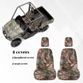 thumbnail image 5 of XYZCANDO Brown Camo Forests UTV Seat Covers Nonslip Rhino 700 Seats Covers with Headrest Covers Comfort UTV Waterproof Seat Cover Easy Installation for Rhino 450 660 700, 5 of 7