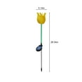 thumbnail image 3 of Vikakiooze Solar Garden Decorative Lights, Simulated Tulips Windmill Lights , Outdoor Solar Ground Lights That Can Dance With The Wind, 3 of 8