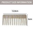 thumbnail image 2 of Detangling Elegance: Wide Tooth Comb For Every Hair Type, Smooth Rounded Teeth Cellulose Large Hair Detangling Comb, 3PCS, 2 of 5