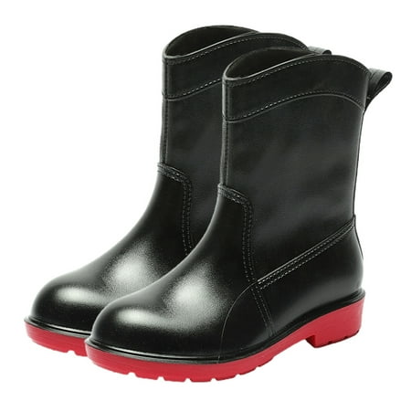 

Mid Calf Rain Boots Fashionable Comfortable Shoes Waterproof Non-Slip Boots for Women for Outdoor Camping Hiking New