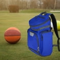 thumbnail image 1 of Mochila de baloncesto DYNWAVEMX Bolsa deportiva Multifuncional con compartimento para zapatos y pelotas Azul, 1 of 8