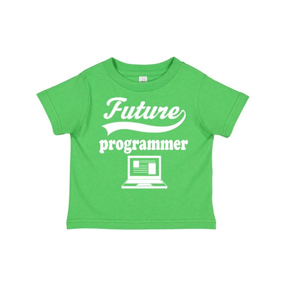 Inktastic Future Computer Programmer Shirt Childs Job Boys or Girls Toddler T-Shirt