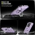 thumbnail image 4 of Asuwish Compatible with Samsung Galaxy A16/A17 5G/4G Phone Case Slide Camera Cover Tempered Glass Screen Protector Stand Ring Holder Rugged Slim Cell for A 16 16A 17 17A SM-A166U Women Men Purple, 4 of 11
