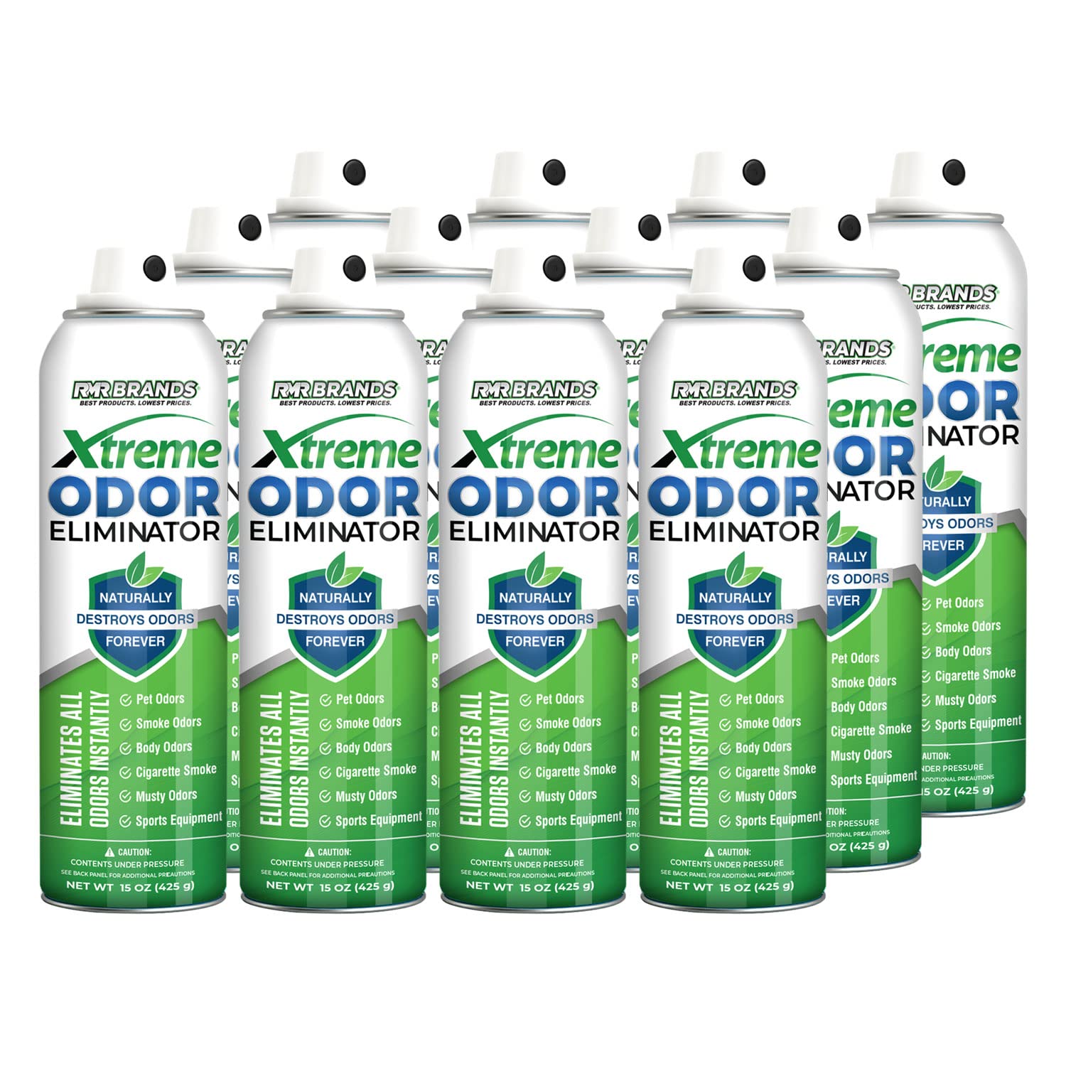 RMR-Xtreme Odor Eliminator Spray, 15-Ounce Spray, 12 Pack