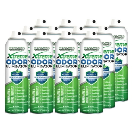 RMR-Xtreme Odor Eliminator Spray, 15-Ounce Spray, 12 Pack