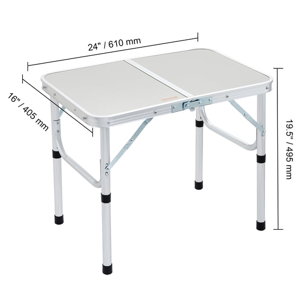 Table De Camping Pliante VEVOR En Aluminium Avec 4 Tables D'appoint - Idéale Pour L'extérieur