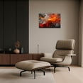 thumbnail image 3 of ZHONGYUTONG Abstract Wall Decor Gray and Red Painting Prints Abstract Ink Texture Canvas Picture Modern Home Decor Artwork Framed (20.00" x 30.00"), 3 of 6
