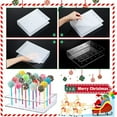 thumbnail image 6 of Travelwant Acrylic Lollipop Holder Clear Acrylic Cake Pop Stand Display Lollipop Stand Holder Display for Weddings Baby Showers Birthday Party Halloween Christmas Candy Decorative, 6 of 7