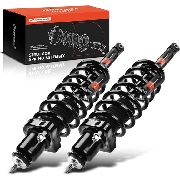 A-Premium Complete Struts Coil Springs Assembly Compatible with Dodge Journey2009-2010FWD Rear Driver and Passenger Side2-PC Set | Compatible with Dodge Journey 2009-2010,w/o Self-Leveling Suspension