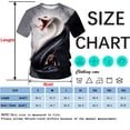 thumbnail image 4 of Rebaike 3D Cobra Snake T Shirt Serpent Graphic Tee Yin Yang Style All Over Print Shirt for Men Women Streetwear Fashion, 4 of 7