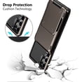thumbnail image 5 of for Galaxy S22 Ultra Case Wallet Credit Card Holder 4-Card Slot Hidden Back Pocket Dual Layer Hybrid Rugged Rubber Bumper Protective Hard Shell Cover for Samsung Galaxy S22 Ultra Gun, 5 of 14