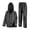Black, variant on Result Core Boys/Girls Waterproof Rain Suit Set